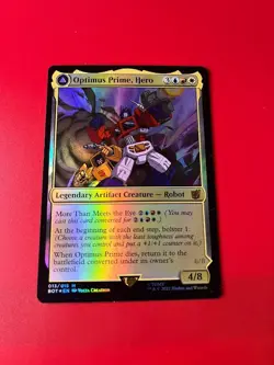 1x FOIL OPTIMUS PRIME, HERO - Transformers - MTG - Magic the Gathering - Image 1