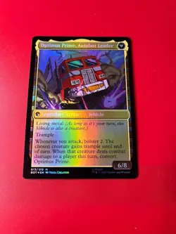 1x FOIL OPTIMUS PRIME, HERO - Transformers - MTG - Magic the Gathering - Image 2