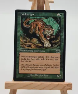 Hohlentiger Urza´s Saga Magic Karte MTG Deutsch (Cave Tiger) 241/350 - Image 1