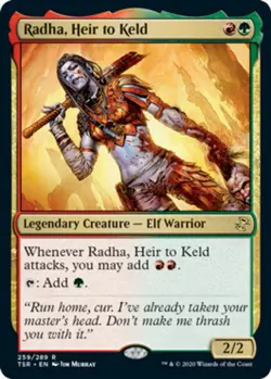 x1 Radha, Heir to Keld R MTG Time Spiral Remastered M/NM, English - Image 1