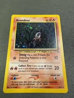 Houndour 5/75 HOLO Neo Discovery LP Pokemon Card - Image 1