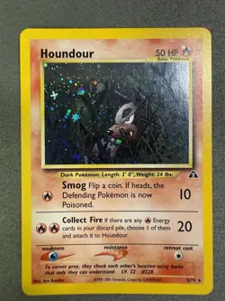 Houndour 5/75 HOLO Neo Discovery LP Pokemon Card - Image 2