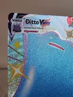 Pokemon TCG: Ditto VMAX SV119/SV122 Shining Fates Ultra Rare NEAR MINT - Image 3