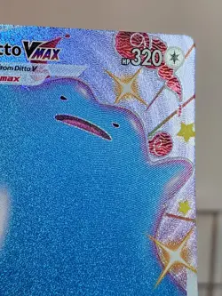 Pokemon TCG: Ditto VMAX SV119/SV122 Shining Fates Ultra Rare NEAR MINT - Image 4