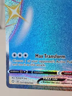Pokemon TCG: Ditto VMAX SV119/SV122 Shining Fates Ultra Rare NEAR MINT - Image 5