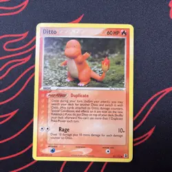Pokemon TCG Ditto - Charmander 37/113 Delta Species Regular MP - Image 1