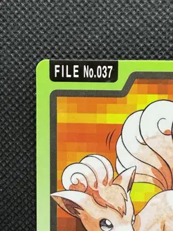 Vulpix 037 Pokemon Card Carddass Japanese BANDAI Nintendo Japan 1997 - Image 2