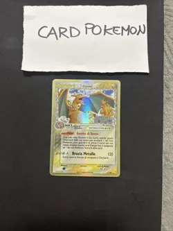 Pokemon Card Charizard 4/100 -EX Guardiani dei Cristalli-Ita-holo-Stamped-Nm! - Image 1