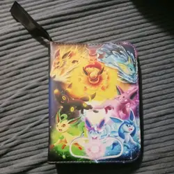 Pokemon Eevee Eeveelutions Card Binder TCG 9 Pockets 50 Sleeves Holds 400 New - Image 1