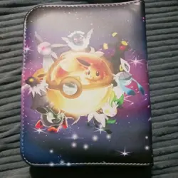 Pokemon Eevee Eeveelutions Card Binder TCG 9 Pockets 50 Sleeves Holds 400 New - Image 2