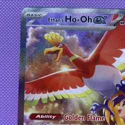 Ethan's Ho-Oh EX Special Illustration Rare 230/182 Pokemon Destined Rivals NM - Image 5