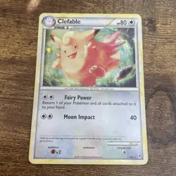 Clefable 1/95 Pokemon HGSS Call Of Legends Holo Rare NM - Image 1