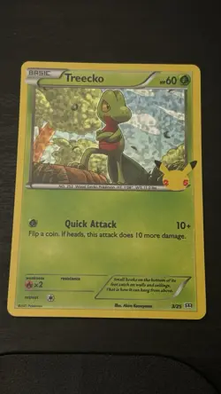 Treecko - 3/25 003/025 McDonald's 25th Anniversary Promos Promo Holo Pokemon TCG - Image 1