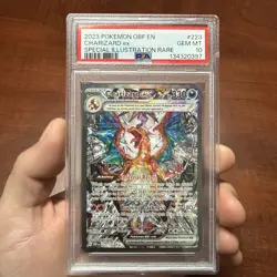Pokemon SV Obsidian Flames Charizard EX 223/197 Gem Mint PSA 10 - Image 1