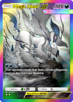 Mega Absol ex - Rainbow Rare - ENG - Pokemon TCG Pocket - Image 1