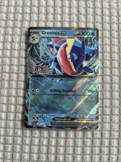 Greninja EX 41/142 Pokemon TCG Scarlet & Violet Stellar Crown Double Rare Holo - Image 1