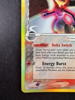 Mewtwo 12/113 EX Delta Species Holo Stamped Pokemon TCG 2005 - Image 4