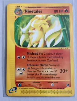 Pokemon Expedition-Ninetales 57/165 Regular-LP - Image 1
