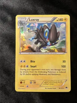 Pokemon XY - BREAKpoint #46/122 Luxray Cracked Ice Holo Rare - Image 1