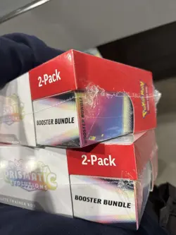POKEMON PRISMATIC EVOLUTIONS 2 PACK BUNDLE ETB AND BOOSTER BUNDLE - Image 3