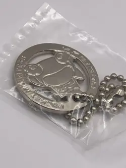 Snorlax! Pokemon VTG 1999 Pokemon Sealed Metal Keychain Coin Gachapon Banpresto - Image 4