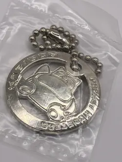 Snorlax! Pokemon VTG 1999 Pokemon Sealed Metal Keychain Coin Gachapon Banpresto - Image 5