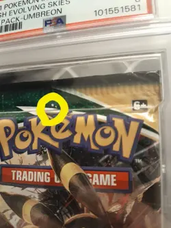 POKEMON | EVOLVING SKIES | BOOSTER PACK | UMBREON | PSA 8 | 2021 - Image 2
