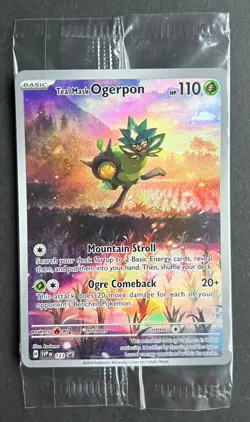 Teal Mask Ogerpon SVP 123 Promo - Pokemon TCG Twilight Masquerade - Sealed - Image 1