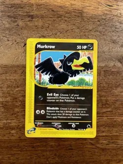 Murkrow 79/144 Common Skyridge Pokemon NM - Image 1
