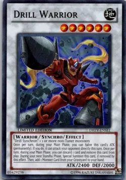 Drill Warrior DREV-ENSE1 Super Rare Limited Edition Holo LP - Image 1