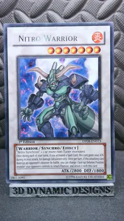 Yugioh Nitro Warrior DP08-EN013 1st Rare Duelist Pack 8 Yusei Fudo NM - Image 1