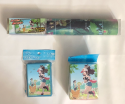 Pokemon Official Card Game Hilda Deck Shield Deck Case Playmat Set - Image 1
