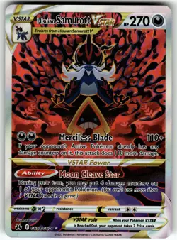 Hisuian Samurott VSTAR GG52/GG70 Crown Zenith: Galarian Gallery NM Pokemon Card - Image 1