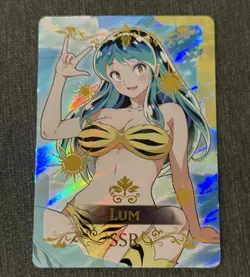 LUM Urusei Yatsura SSR Goddess Story Anime Waifu Card Girl Foil Doujin ACG - Image 3