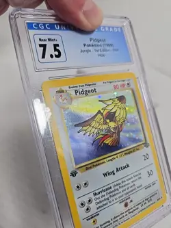 1999 Pokemon Jungle Pidgeot TCG #8 1st Edition Holo Rare Card CGC 7.5 - Image 4