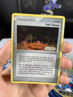 Pokemon Card Ex Legend Maker Full Flame 74/92 2006 Reverse Stamped Holo - Image 2