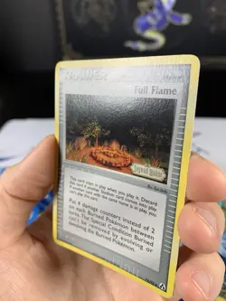 Pokemon Card Ex Legend Maker Full Flame 74/92 2006 Reverse Stamped Holo - Image 5
