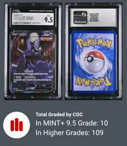 Pokemon Dark Umbreon V Holo 9.5 Graded Card CGC Gem Mint , Eevee Heroes Alt Art - Image 1