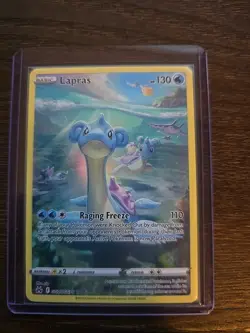 Lapras GG05/GG70 Crown Zenith Galarian Gallery Holo Card Near Mint Condition - Image 1