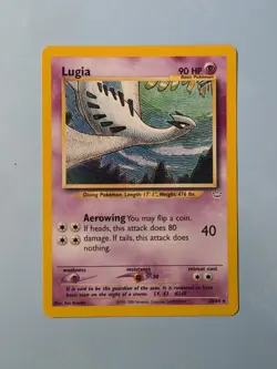 Pokemon TCG Lugia Neo Revelation Card 20/64 Unlimited Rare - Image 1