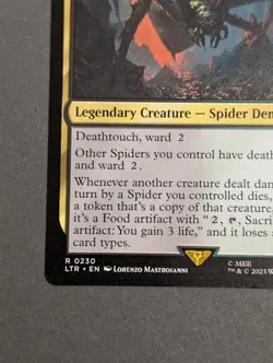 MTG Card - 1x Shelob Child of Ungoliant - LOTR: Universes Beyond, NM Pack Fresh - Image 3