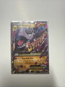 Pokemon TCG Mega-Aerodactyl-EX Black Star Promo Card XY XY98 Holo - Image 1