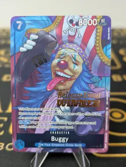 Buggy (OP10 Release Event Winner) P-084 One Piece Promotion Cards Foil - Image 1