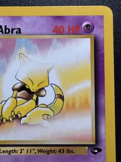 1st Edition Sabrina's Abra 93/132 Gym Challenge Pokemon Card Rare Near Mint - Image 4