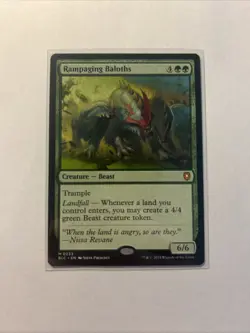 Rampaging Baloths 0233 Non Foil Mythic Bloomburrow Commander MTG NM - Image 1