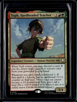 Toph, Hardheaded Teacher - 246 - TLA - NM - MTG Magic the Gathering - Image 1