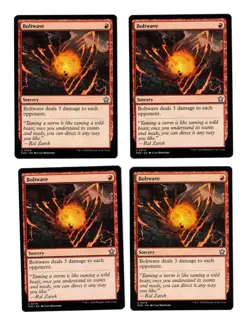 MTG BOLTWAVE ORIGINS x4 PLAYSET UNCOMMON RED SORCERY NM STANDARD MODERN BURN - Image 1