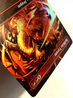 MTG Hellkite Tyrant ANIME BORDERLESS FOIL Ravnica Remastered 428 NM - Image 4
