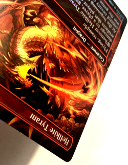 MTG Hellkite Tyrant ANIME BORDERLESS FOIL Ravnica Remastered 428 NM - Image 5