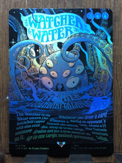 MTG🌊 The Watcher in the Water ( FOIL Borderless Poster ) LORD OF THE RINGS💕😍 - Image 1